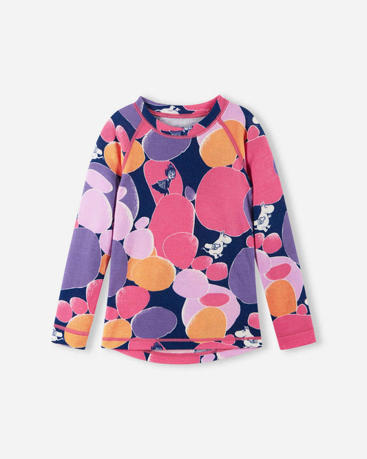 Toddlers' wool mix base-layer set Moomin Trivsam