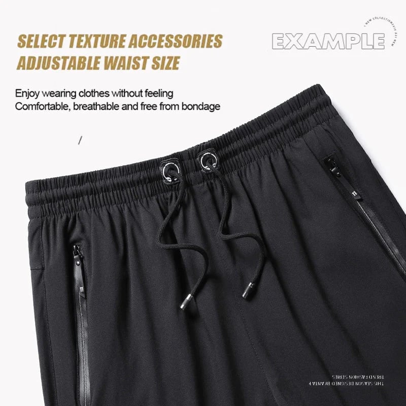 Herren Übergrößen Eisseide Stretch-Shorts