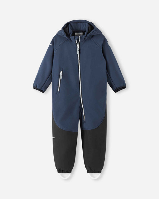 Toddlers' softshell outdoor jumpsuit Mjosa