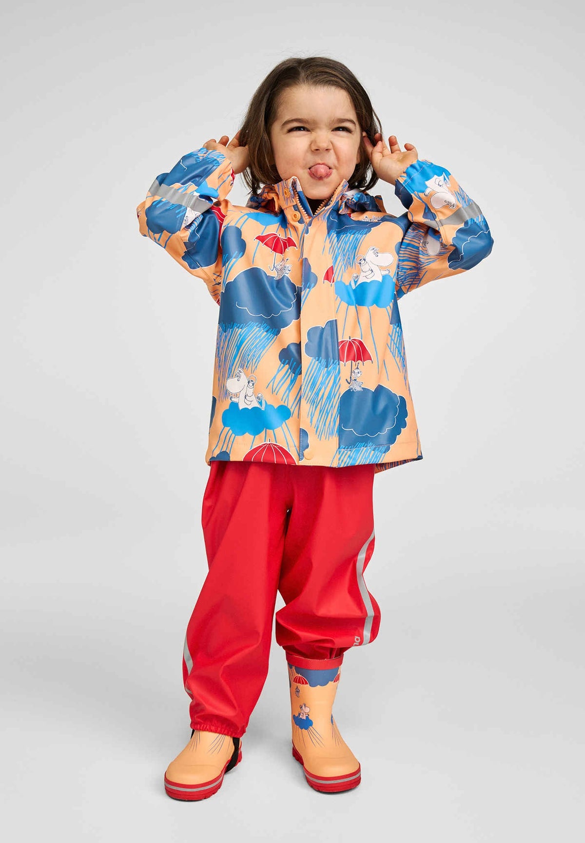 Toddlers' rain set Moomin Plask