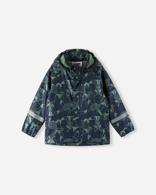 Kids' fleece lined rain jacket Koski
