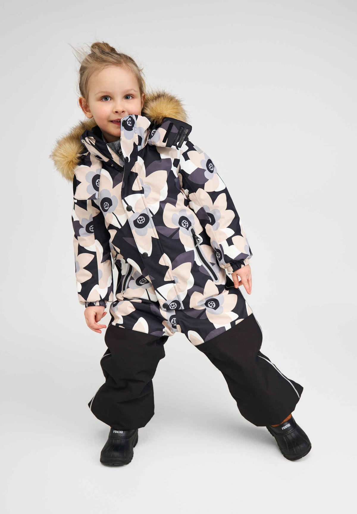 Kids' waterproof snowsuit Kipina