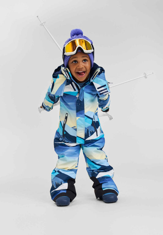 Kids' waterproof ski snowsuit Reach
