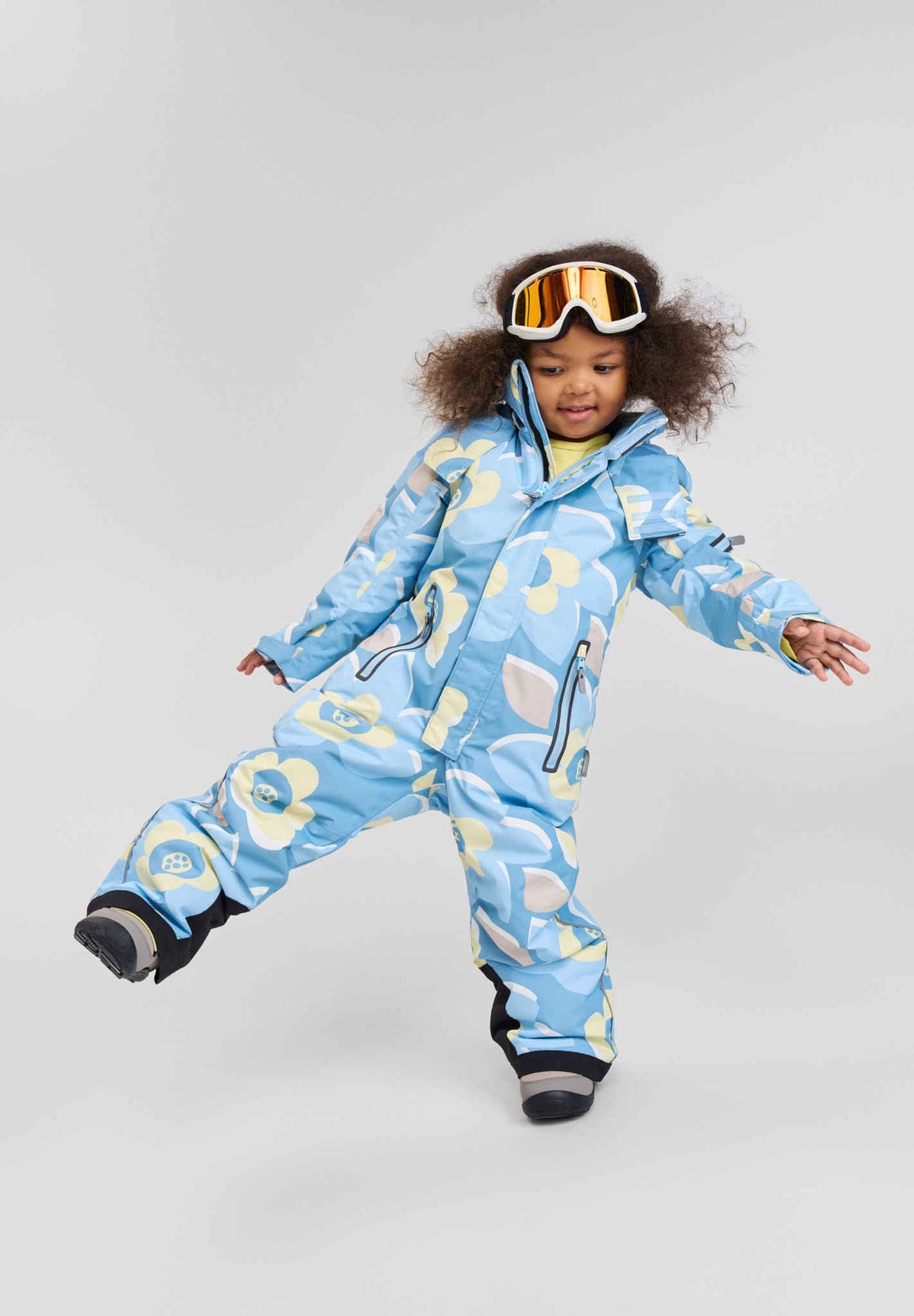 Kids' waterproof ski snowsuit Reach