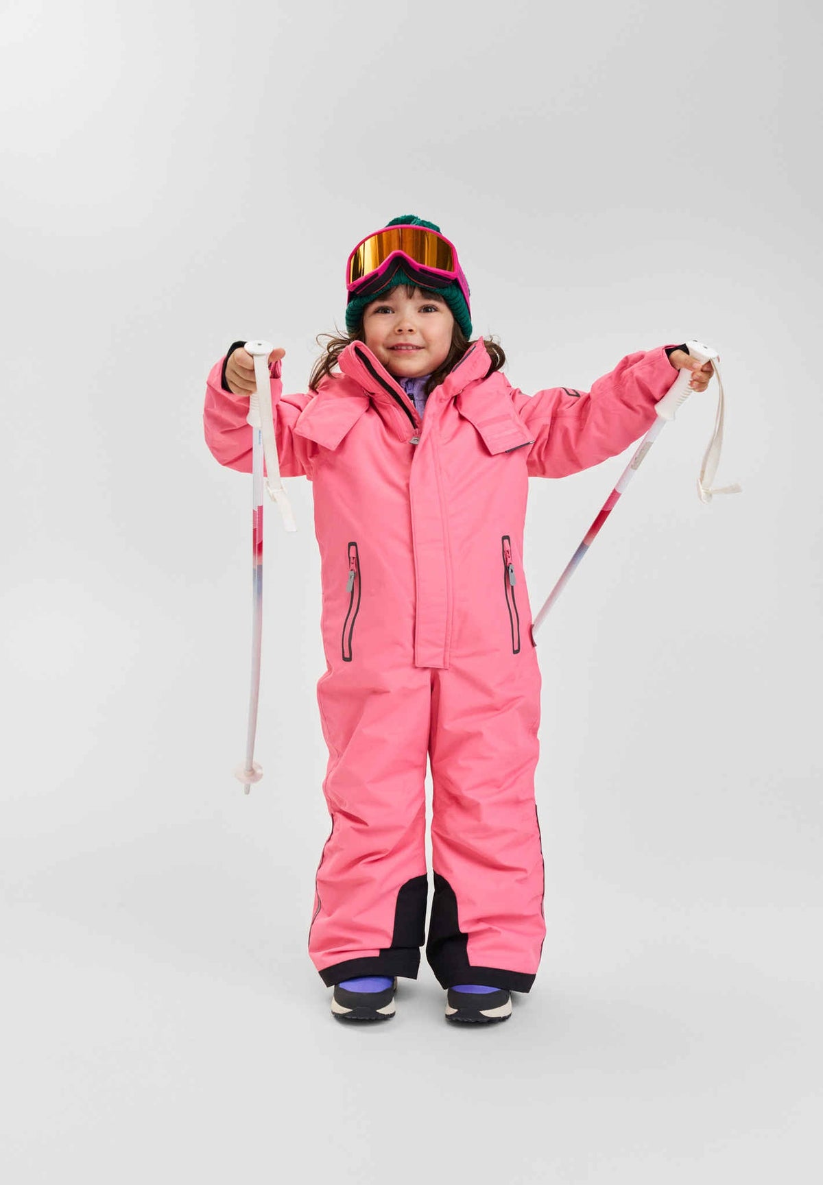 Kids' waterproof ski snowsuit Reach