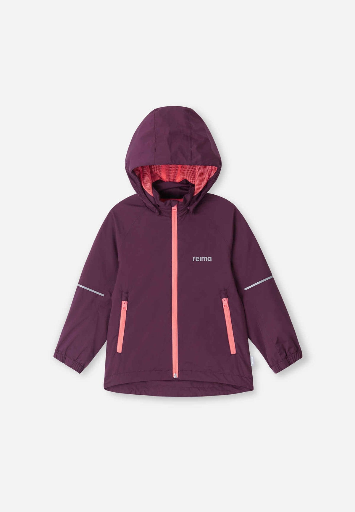 Kids' water-repellent shell jacket Fiskare