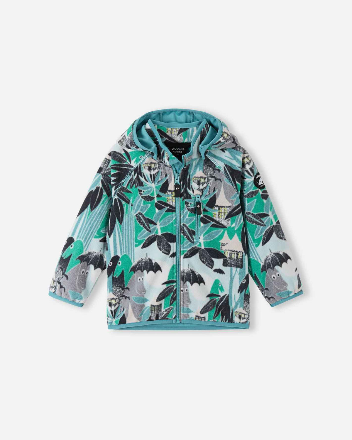 Toddlers' windfleece jacket Moomin Vindskydd