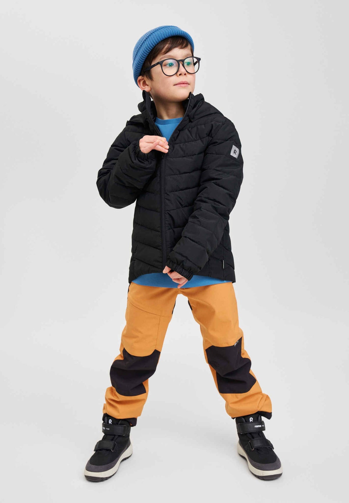 Kids' water-repellent insulated jacket Uumaja
