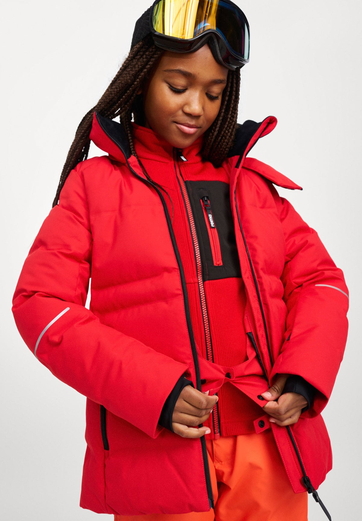 Kids' down ski jacket Ailigas
