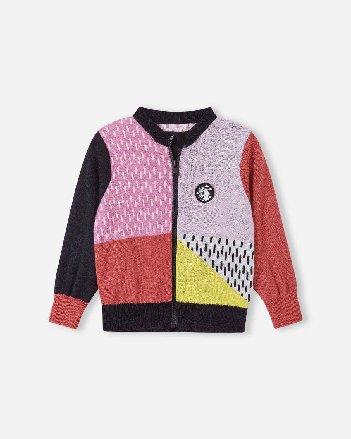 Toddlers' merino wool mix cardigan Moomin Idelar