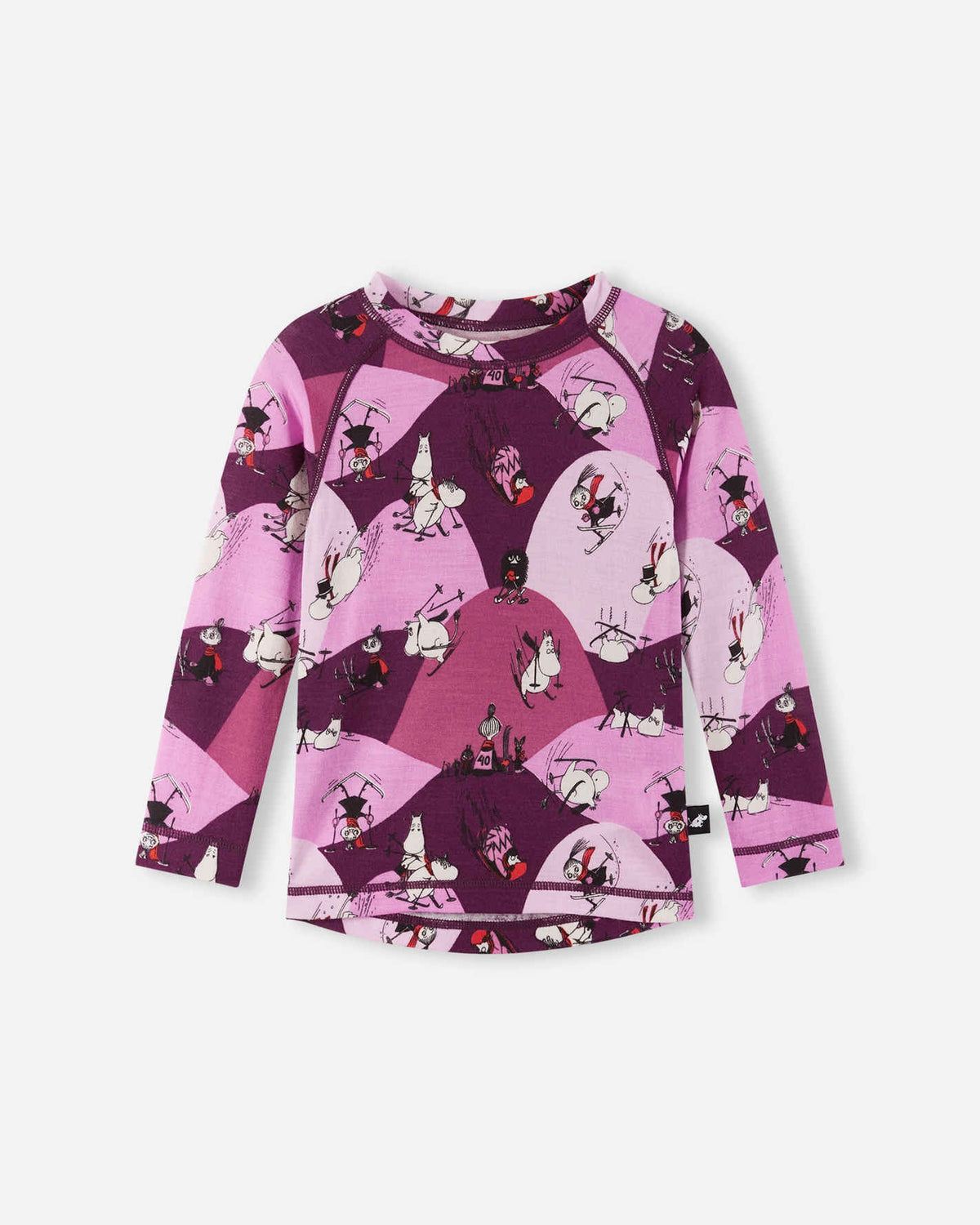 Toddlers' wool mix base-layer set Moomin Trivsam