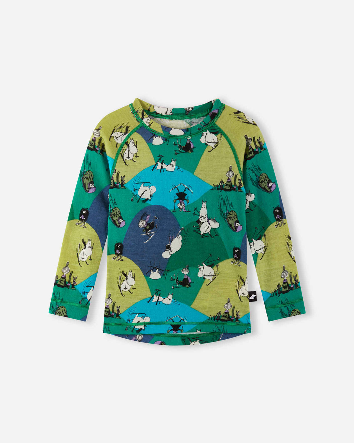Toddlers' wool mix base-layer set Moomin Trivsam