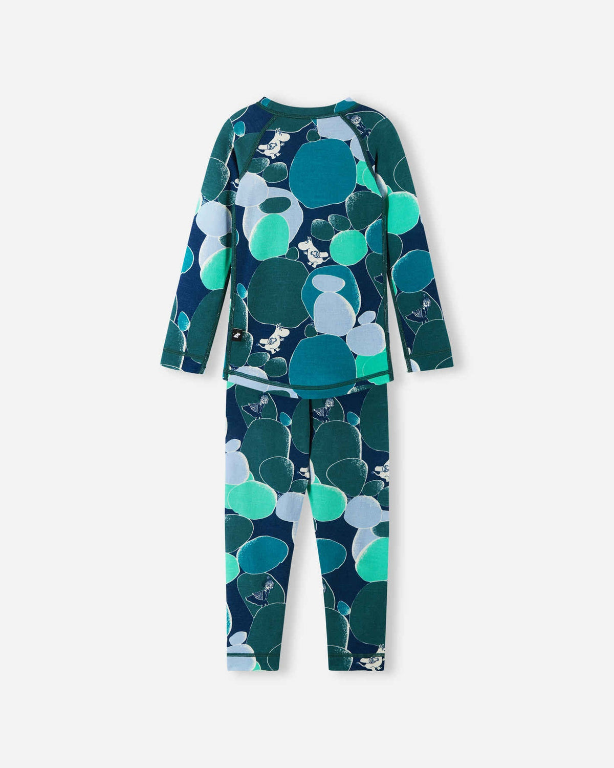 Toddlers' wool mix base-layer set Moomin Trivsam