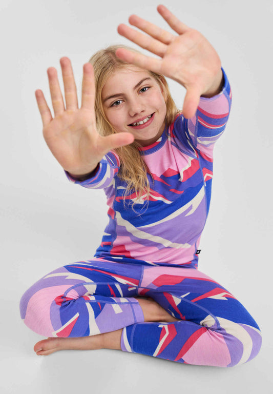 Kids' wool-lyocell base-layer set Taitoa
