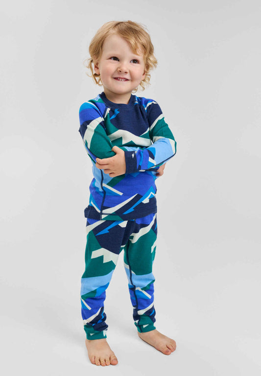 Kids' wool-lyocell base-layer set Taitoa