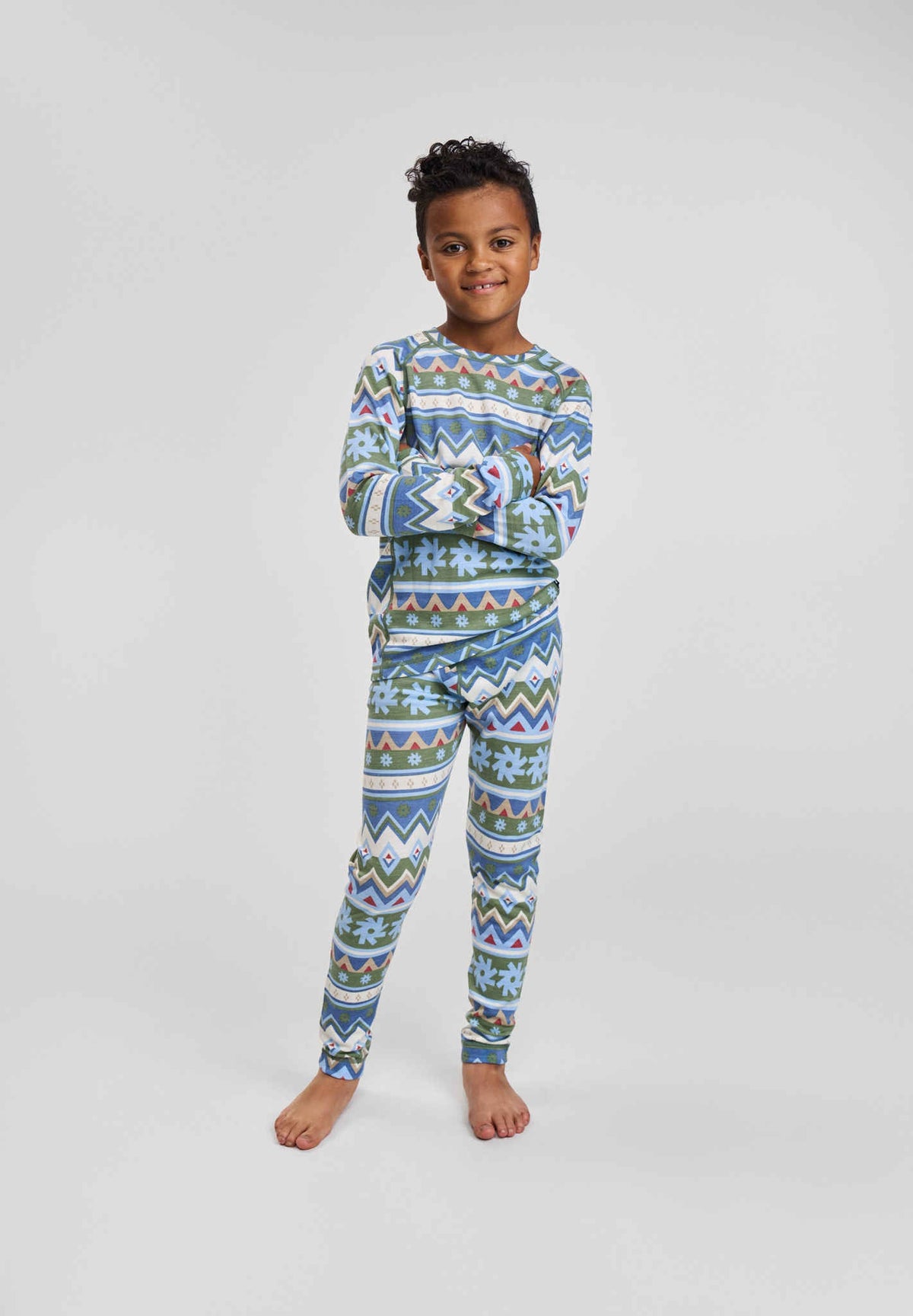 Kids' wool-lyocell base-layer set Taitoa