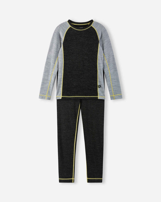 Kids' wool-lyocell base-layer set Taitoa