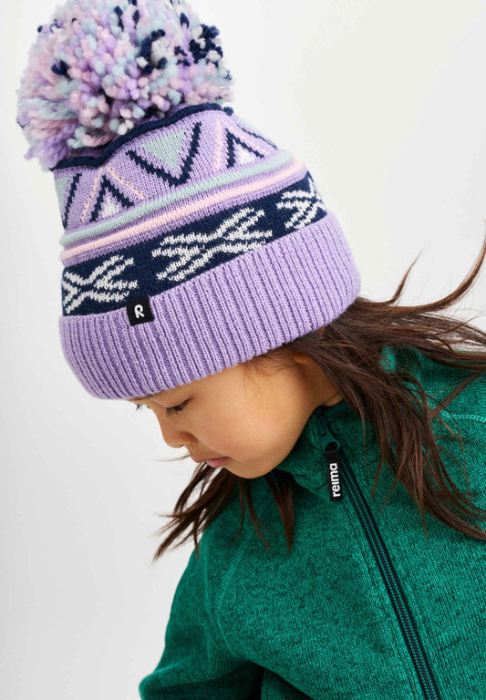 Kids' wool blend beanie Kirjoen
