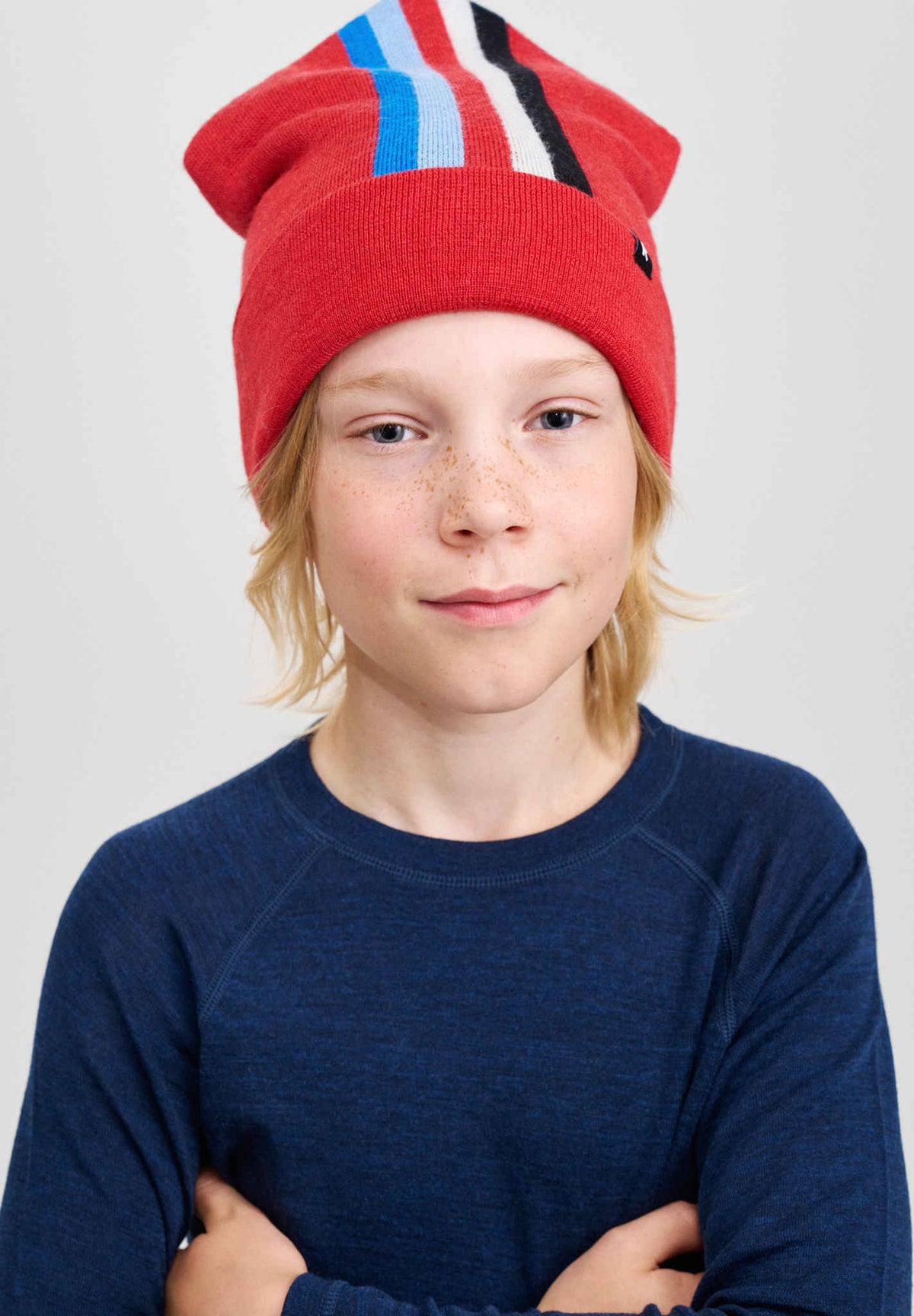 Kids' merino wool mix beanie Tiimi