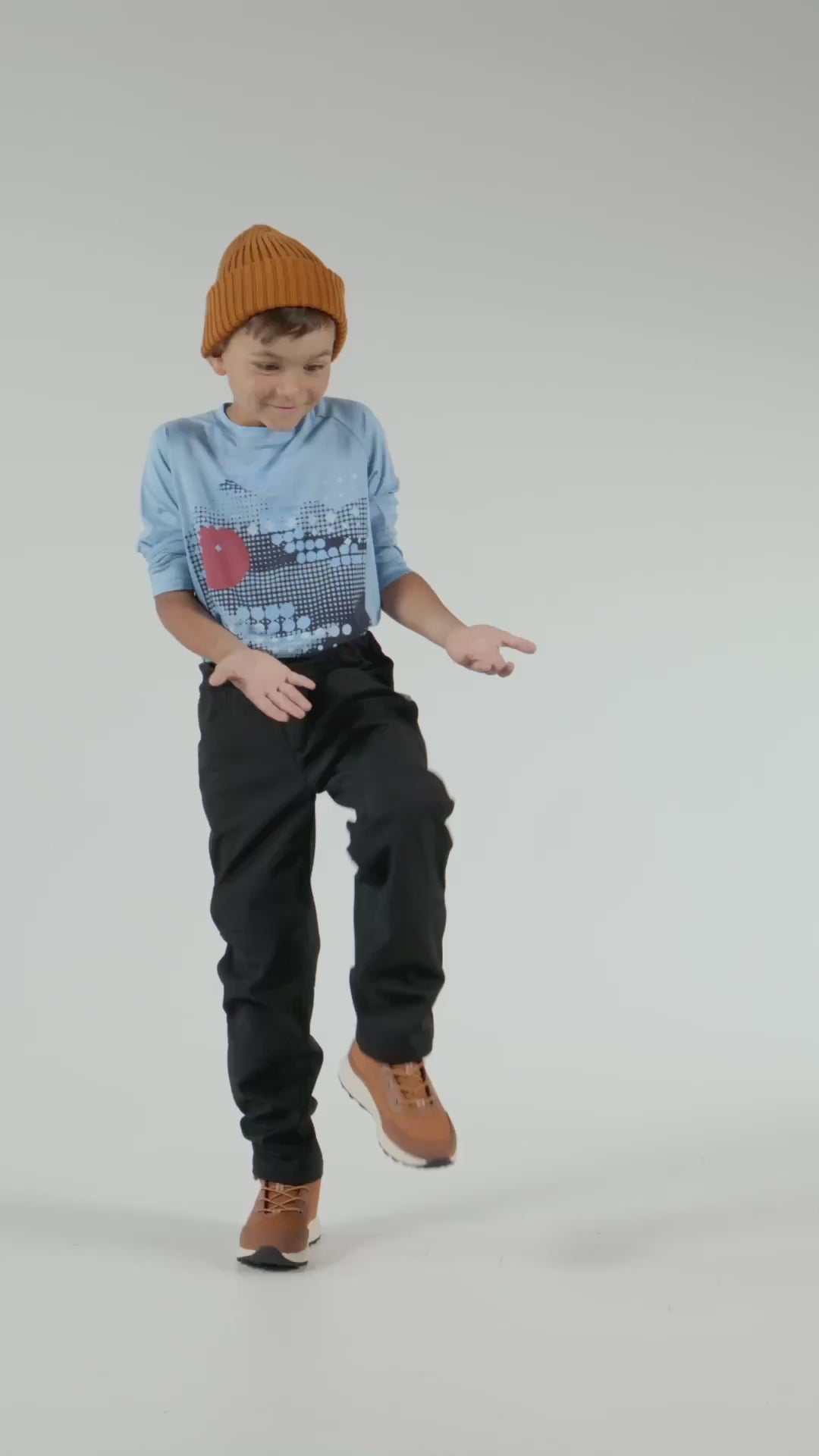 Kids' water-repellent softshell pants Mighty