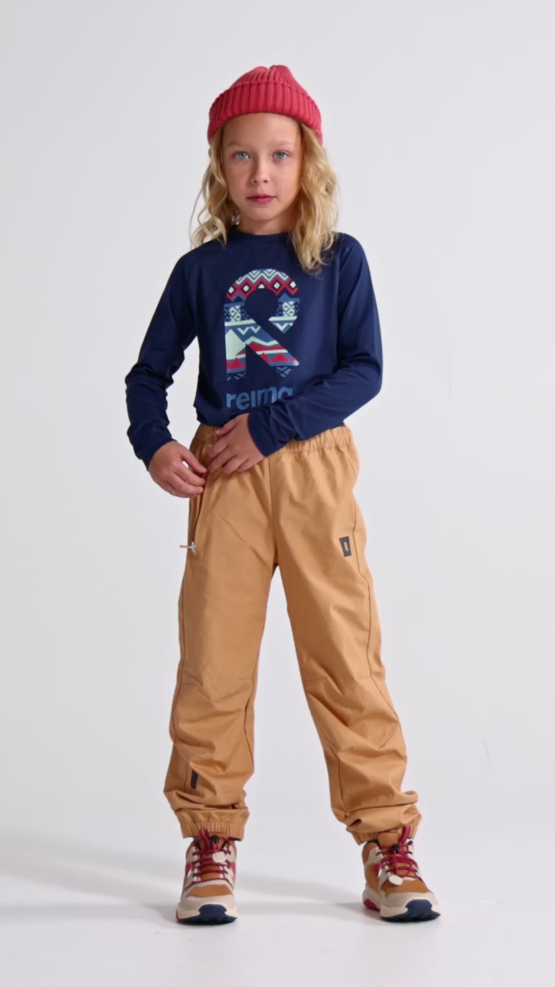 Kids' water-repellent outdoor pants Ekosyy