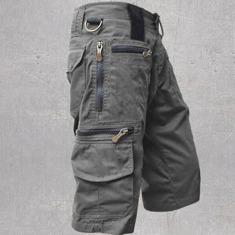 Herren Outdoor-Cargoshorts mit mehreren Taschen – 2 Stück kaufen, kostenloser Versand
